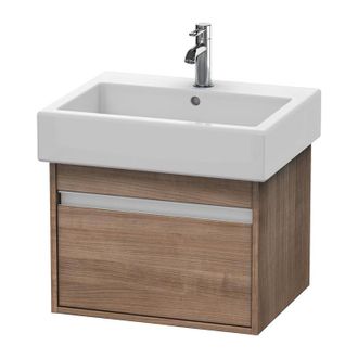 Duravit Duravit Ketho Mueble Lavabo De Pared 6686, 1 Extra&iacute;ble, 550mm, Para Vero, Color (frente/cuerpo): Cerezo Del Tesino - Kt668607373