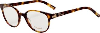 Chopard Womens 51 mm Tortoise Opticals VCH198S510748