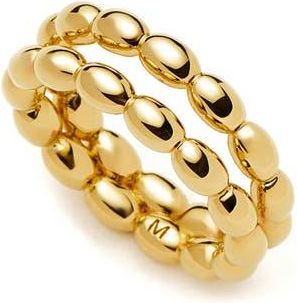 Missoma Molten Olive Stacking Ring in Gold at Nordstrom, Size 6.75
