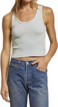 perfectwhitetee Blondie Tank Top In Fresh Mint