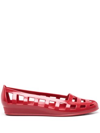 Ancient Greek Sandals Elli jelly ballerina shoes - Red