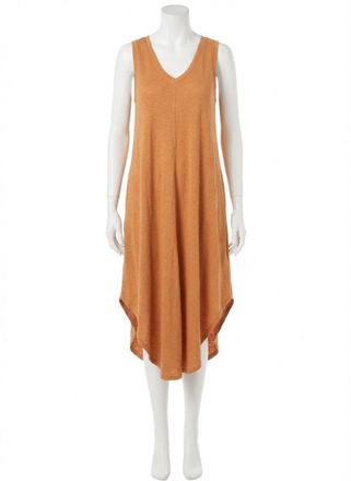 Z Supply Reverie Midi Dress In Bronze