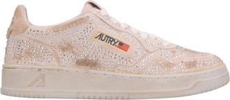 Autry Medalist Low Suede Strass - Dames - Sneakers - Veelkleurig - 38 EU - Katoen - Schoenen