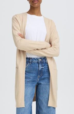 b.young Nonina Longline Cardigan in Cement Melange at Nordstrom Rack, Size X-Small