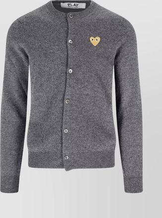 Comme Des Gar&ccedil;ons wool crewneck cardigan