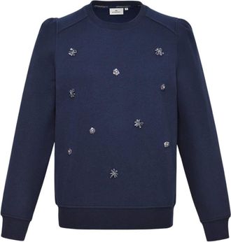 HV Polo Adriana Sweater - Dames - Sweatshirts & Hoodies - Blauw - Maat: 3XL Katoen