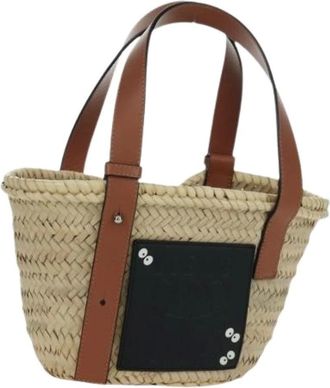 Loewe Pre-owned Tote Bags, female, Beige, Size: ONE SIZE Pre-owned Hand Bag