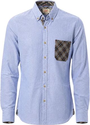 Bob Slim Oxford Shirt - Heren - Casual Overhemden - Blauw - XL - Katoen - Overhemden