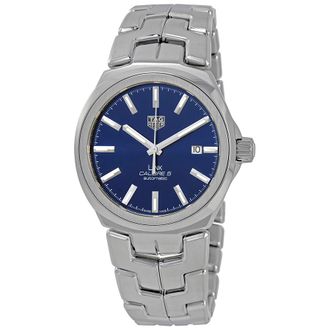 Tag Heuer Pre-owned Tag Heuer Link Automatic Blue Dial Mens Watch WBC2112.BA0603