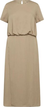Mos Mosh Midi Jurken - Dames - Casual kleedjes - Beige - L - Kleedjes