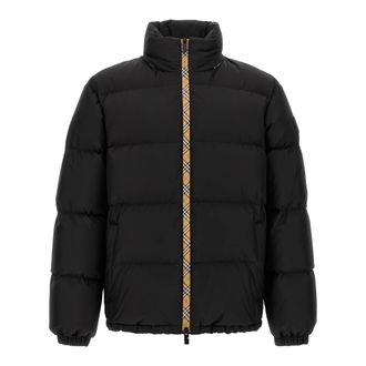 Burberry Snowdon Down Jacket - Heren - Winterjassen - Zwart - XL - Leer - Jassen