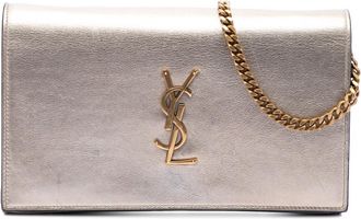 Saint Laurent Pre-owned Saint Laurent Medium Metallic Calfskin Monogram Kate Crossbody Ladies ODT7NOEFVNLWKCYY