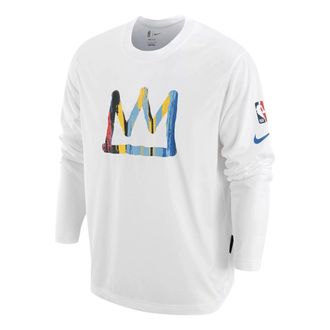 Nike x NBA Brooklyn NETS Long Sleeve White DR2182-100