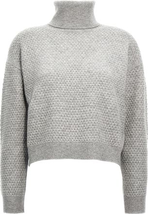 Max Mara Gray Cashmere Womens Cardigan