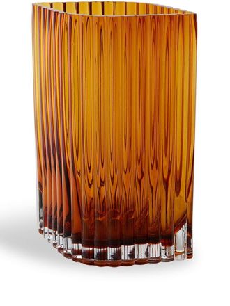 AYTM Folium glazen vaas - Bruin