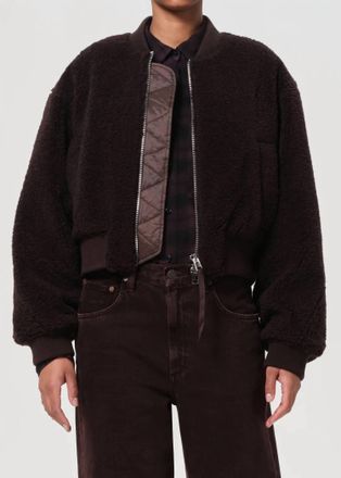 A Gold E Iona Skye Jacket In Chocolate