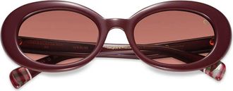 Etnia Barcelona Cala Blanca Sun BX Womens Sunglasses Burgundy Size 53
