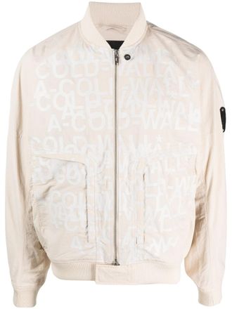 A-Cold-Wall* zip-fastening bomber jacket - men - Polyamide/Polyamide - M - Neutrals