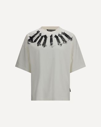 Palm Angels Big Neck Logo T-shirt Male S