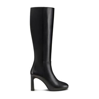 Stuart Weitzman Babette Platform Zip Boot - female - Stuart Weitzman - Heeled Boots - Black - 5 1/2 UK - Shoes