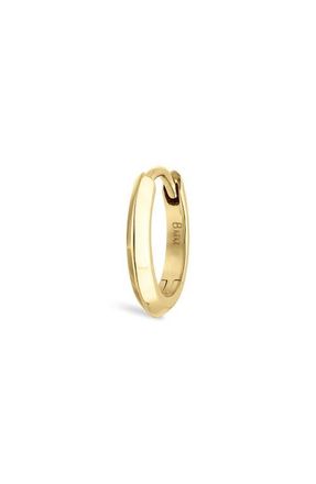 Maria Tash Vertex Single Hoop Earring in Yellow Gold at Nordstrom, Size 8