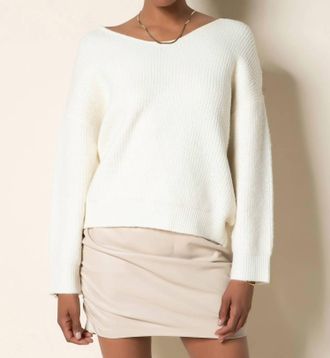 Tart Collections Leigh Sweater In Gardenia