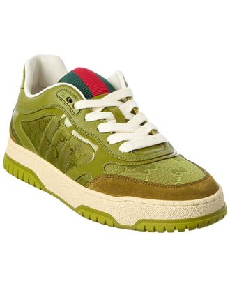 Gucci Re-Web Gg Canvas & Leather Sneaker