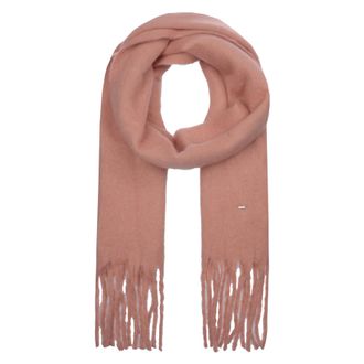 Luhta Schal LUHTA LUHTA NAANJOKI, Damen, abricot1, Obermaterial: 100% Polyester, Modet&uuml;cher Schal, f&uuml;r Erwachsene, mit Fransen, mit Logo-Label, sportlicher 