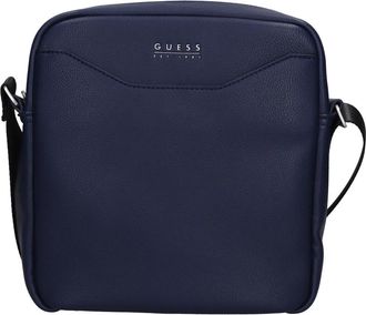 Guess Mestre Crossbody Tas - Heren - Schoudertassen - Blauw - ONE Size - Leer - Tassen