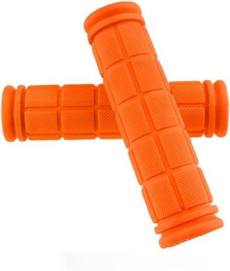 OEM Manillares De Bicicleta Antideslizantes De Goma, Color Naranja, 2 Pares (4 Piezas)