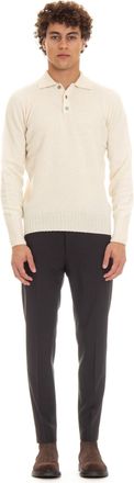 Drumohr Angora Wool Knit Polo