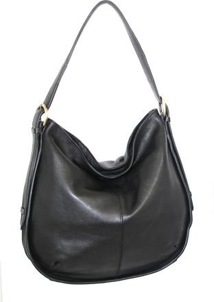 Nino Bossi Vintage Leather Classic Hobo in Black