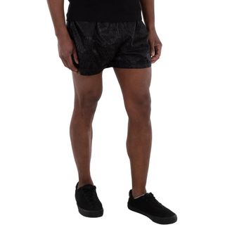 Moschino Black Monogram Jacquard Logo Shorts, Brand Size 50 (US Size 34)