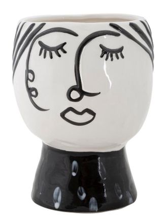 Charme 1921 Pot Face Vase cm ø 14x18.2