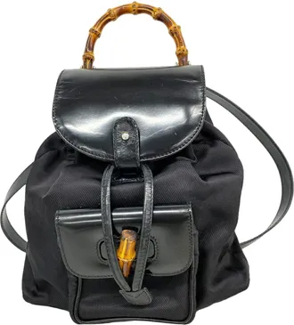 Gucci Black Nylon Backpack (Pre-Owned)
