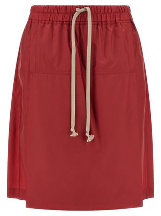 Rick Owens Red Moncler Rick Owens Kiltshorts Bermuda Shorts