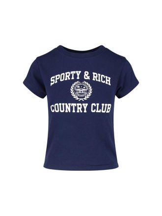 Sporty & Rich T-Shirt Varsity Crest