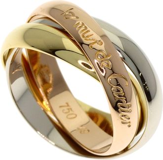 Cartier Yellow Gold (18K) Pink Gold (18K) White Gold (18K) Band Ring (Pre-Owned)