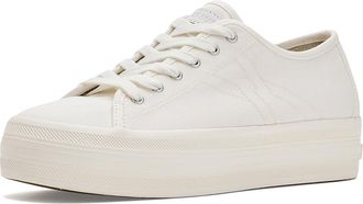 Veronica Beard Truett Lace-up Shoes Womens Shoes Coconut : 7.5 M, Canvas/Synthetic