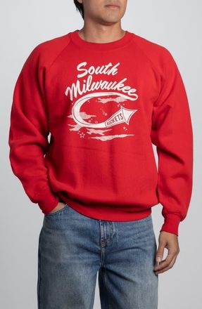 Elwood Vintage South Milwaukee Rocket Tee in Red at Nordstrom, Size X-Large