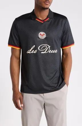 Les Deux Germany Football Jersey in Black at Nordstrom, Size Xx-Large
