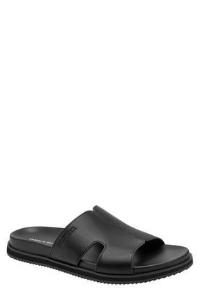 Tommy Hilfiger Welch Slide Sandal in Black at Nordstrom Rack, Size 10