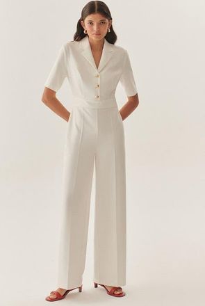 Exquise Lucille Jumpsuit in White at Nordstrom, Size X-Large