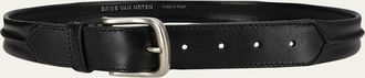 Dries Van Noten Mens Leather Belt