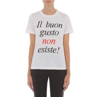 Moschino T-Shirts, female, White, Size: M Archive Tshirt