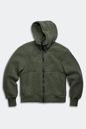 Canada Goose Chilliwack Fleece Bomber Black Label in Moss Khaki at Nordstrom, Size Xx-Large