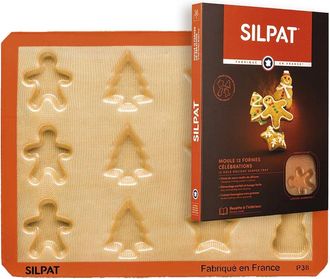 Silpat Perfect Non-Stick 12 Cavity Holiday Treats Baking Pan