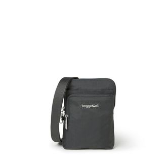 Baggallini Womens Securtex Anti-Theft Activity Small Crossbody Bag