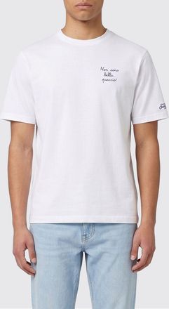 MC2 Saint Barth T-shirt in cotone con scritta ricamata