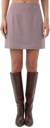 Trina Turk High Rise Rico Houndstooth Skirt in Multi at Nordstrom, Size 2